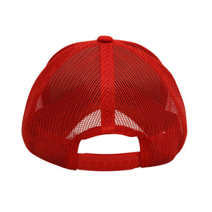 BZ Headwear FLASH 6- Panel Unisex Trucker Cap- Red, (Pack of 1/1U)