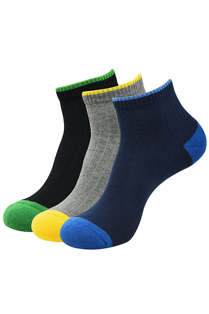 Balenzia Ankle Socks for Men (Pack of 3 Pairs/1U)- Sports Socks