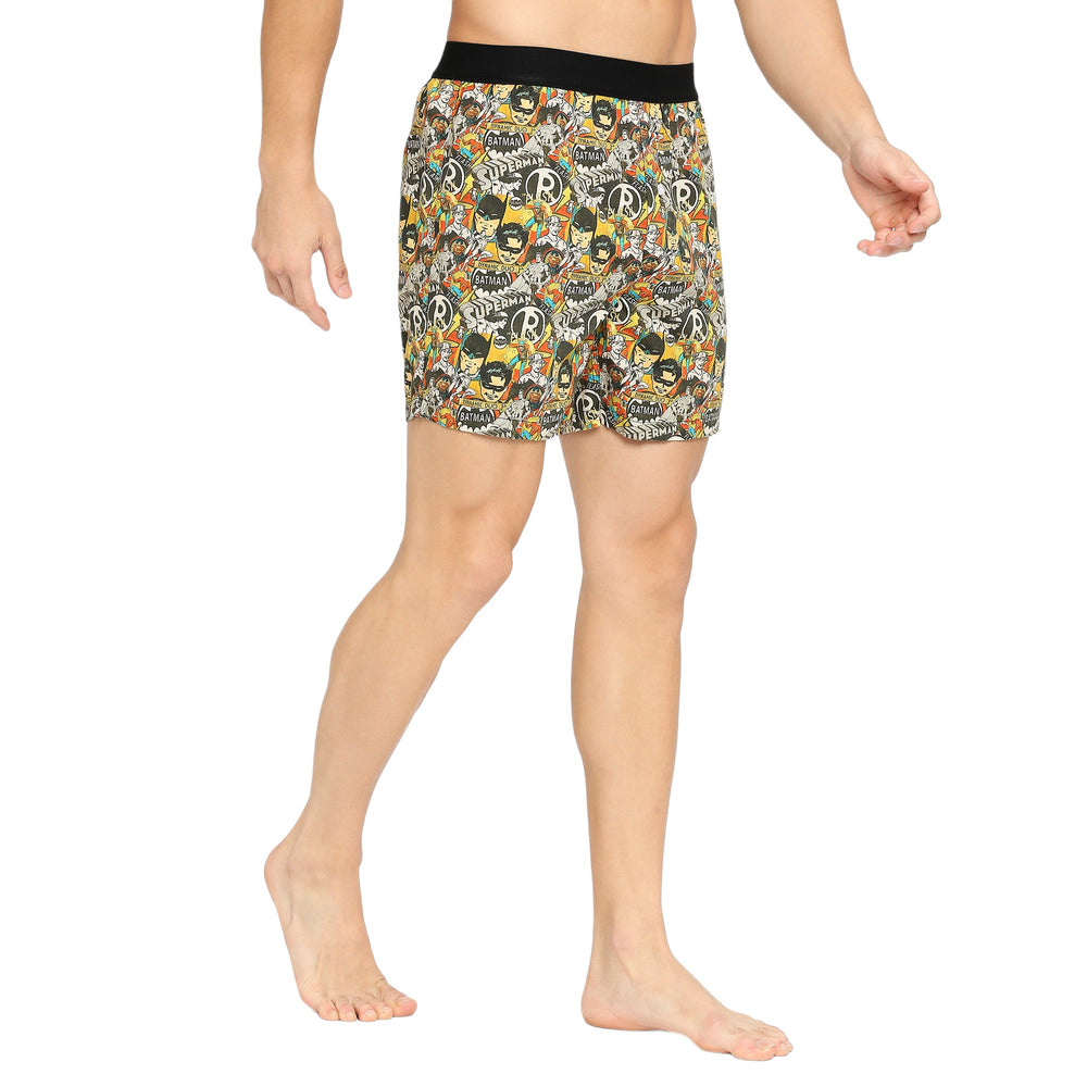 BZ INNERWEAR | Justice League-Men's Boxer | 100% Cotton |Printed Boxer | Pack of 1
