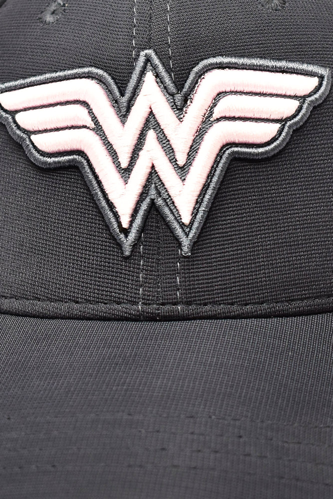 BZ Headwear Wonder Women Logo BaseBall Cap for women In Dark Grey-(Pack of 1/1U) - Balenzia