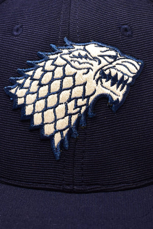 BZ Headwear Game of Thrones House of Stark sigil Hip Hop Cap for Men In Navy Blue-(Pack of 1/1U) - Balenzia