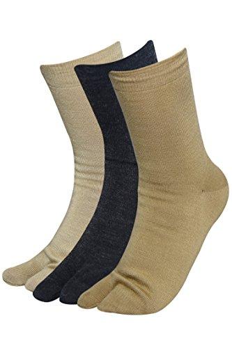 Balenzia Woollen Toe Socks for Women (Pack of 3 Pairs/1U) - Balenzia