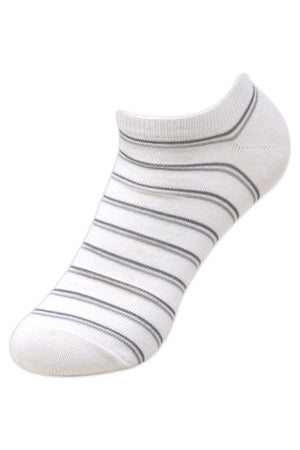 Balenzia Men' s Striped Low Cut Socks-5 Pair/1U Pack - Balenzia