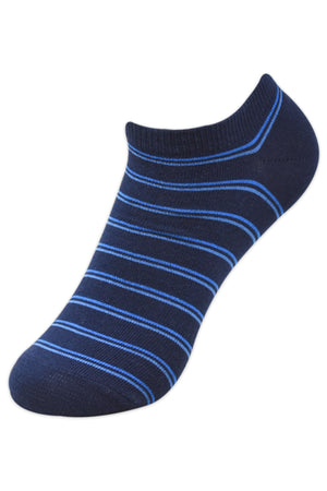 Balenzia Men' s Striped Low Cut Socks-5 Pair/1U Pack - Balenzia