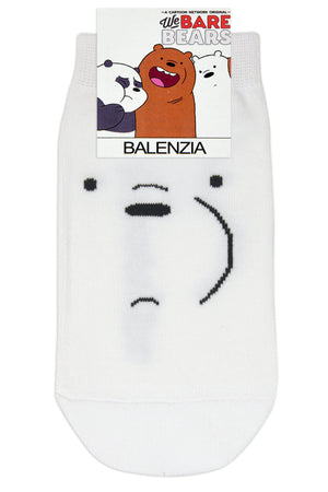 We Bare Bears By Balenzia Low Cut Socks for Kids (Pack of 3 Pairs/1U) - Balenzia