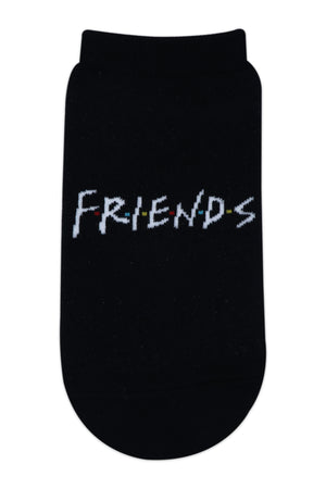 Balenzia x Friends Friends Logo Lowcut Socks for Women(Pack of 2 Pairs/1U) - Black - Balenzia