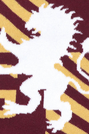 Balenzia x Harry Potter Gryffindor Crest & Logo lowcut Socks for Women (Pack of 2 Pairs/1U)- Maroon - Balenzia