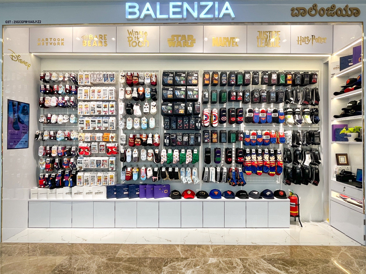 Balenzia Socks unveils Seventh Store of the Year, Launches Third Franchise at Lulu Mall, Bengaluru.