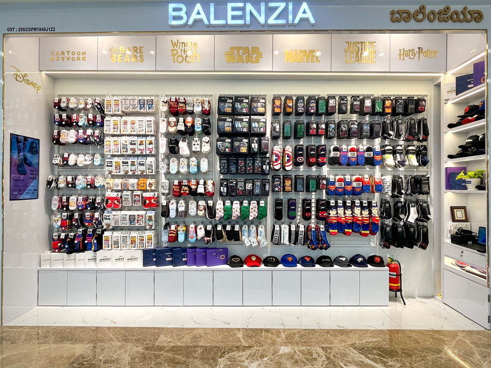 Balenzia Socks unveils Seventh Store of the Year, Launches Third Franchise at Lulu Mall, Bengaluru.