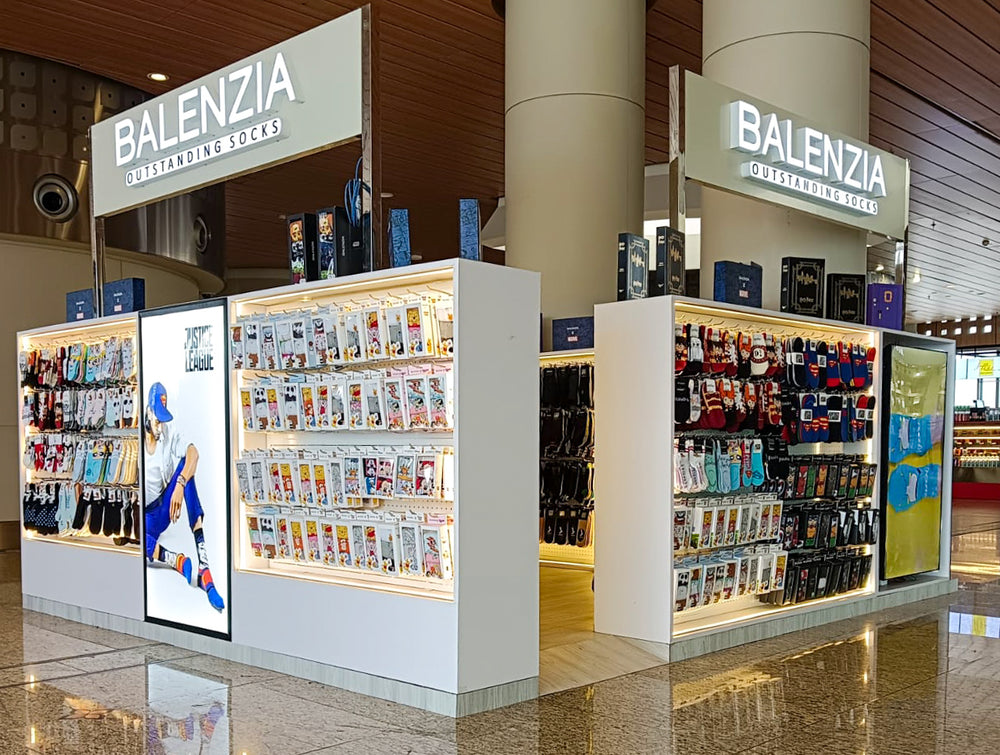 Balenzia, India's Most Loved Socks Brand, Expands its Footprint with the Launch of its 18th store at the International Terminal, Chhatrapati Shivaji Maharaj International Airport (CSMIA), Mumbai