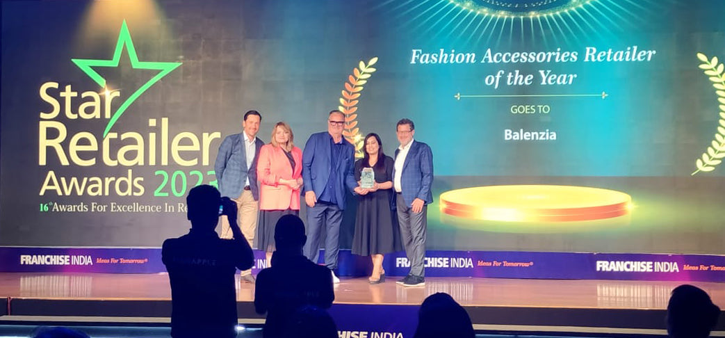 Balenzia Wins the Fashion Accessories Retailer of the Year Award at the Star Retailer Awards 2023