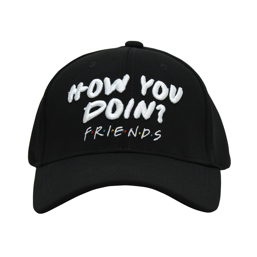 BZ Headwear Friends "How you Doin'?" BaseBall Cap For women In Black-(Pack of 1/1U)