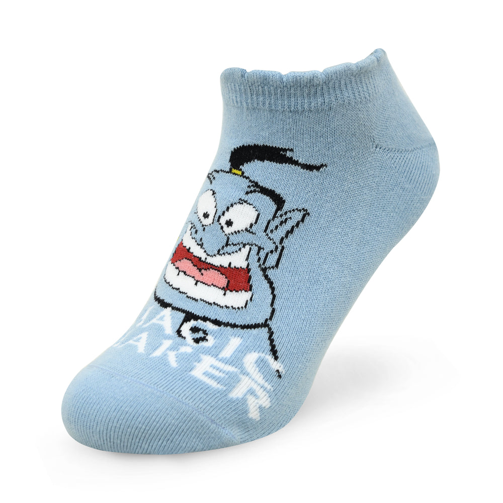 
                      
                        Balenzia X Disney Aladdin Genie  Ankle Socks for Women | Pack of 2
                      
                    