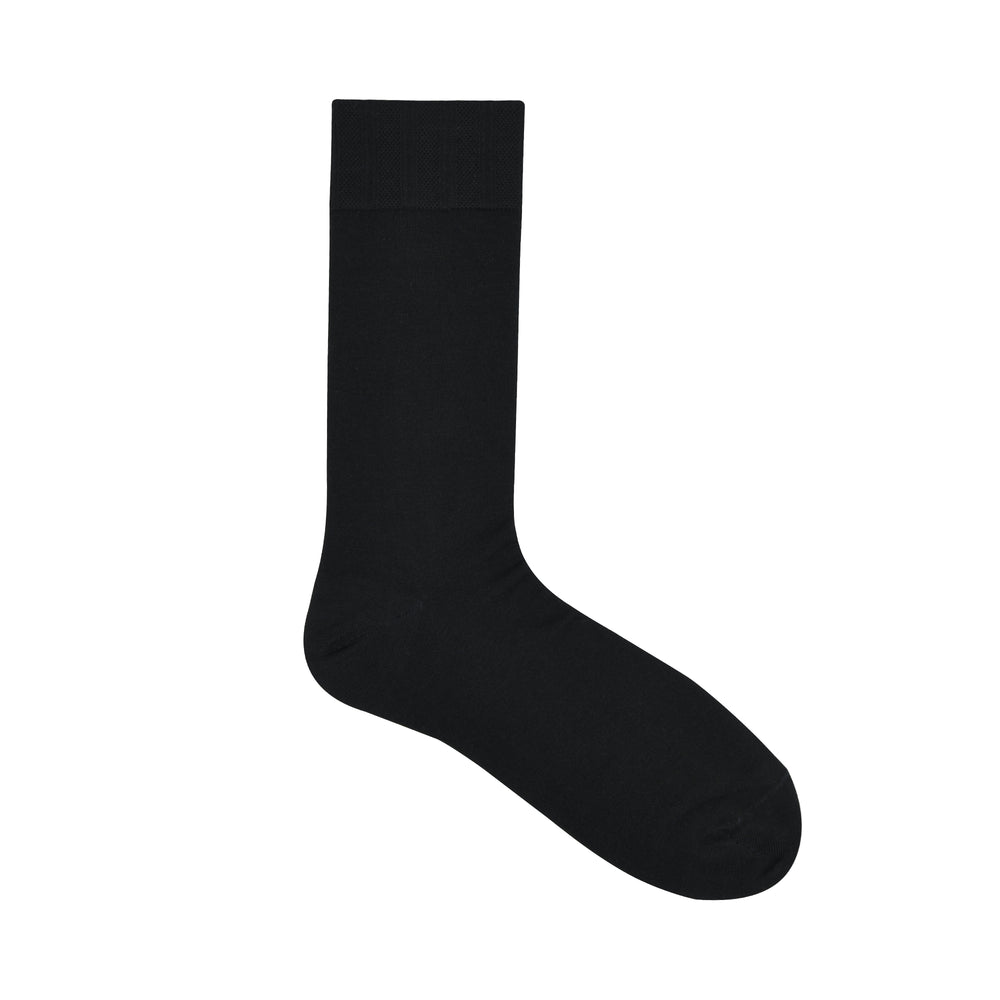 Balenzia Men's Bamboo Black Crew Socks | Pack of 3