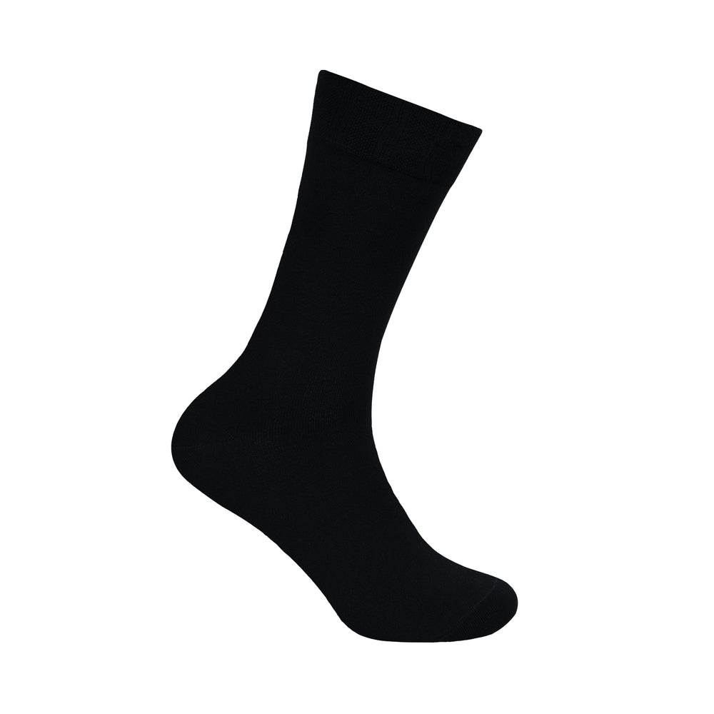 
                      
                        Balenzia Men's Bamboo Black Crew Socks | Pack of 3
                      
                    