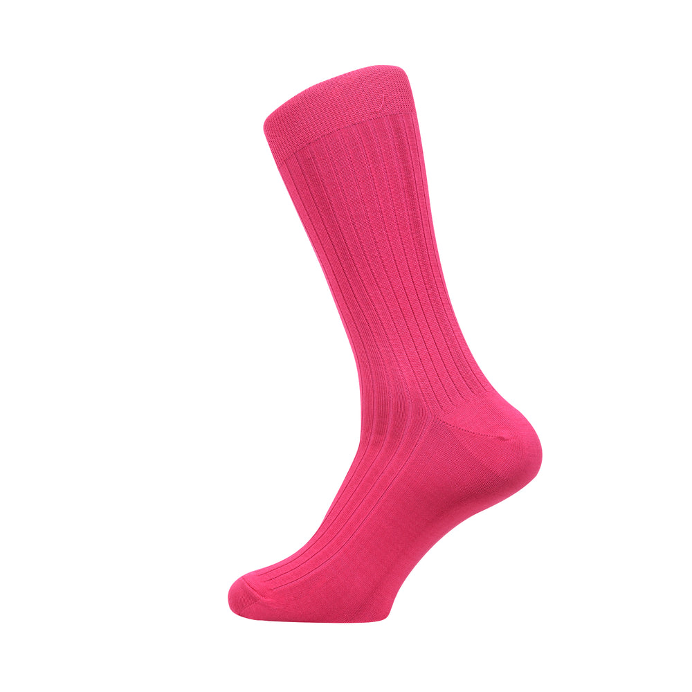 
            
                Load image into Gallery viewer, Balenzia Premium Mercerised Crew Rib Socks for Men with Gift Box- (Pack of 4 Pair/1U)(Pink, Mustard, Olive, Blue)
            
        