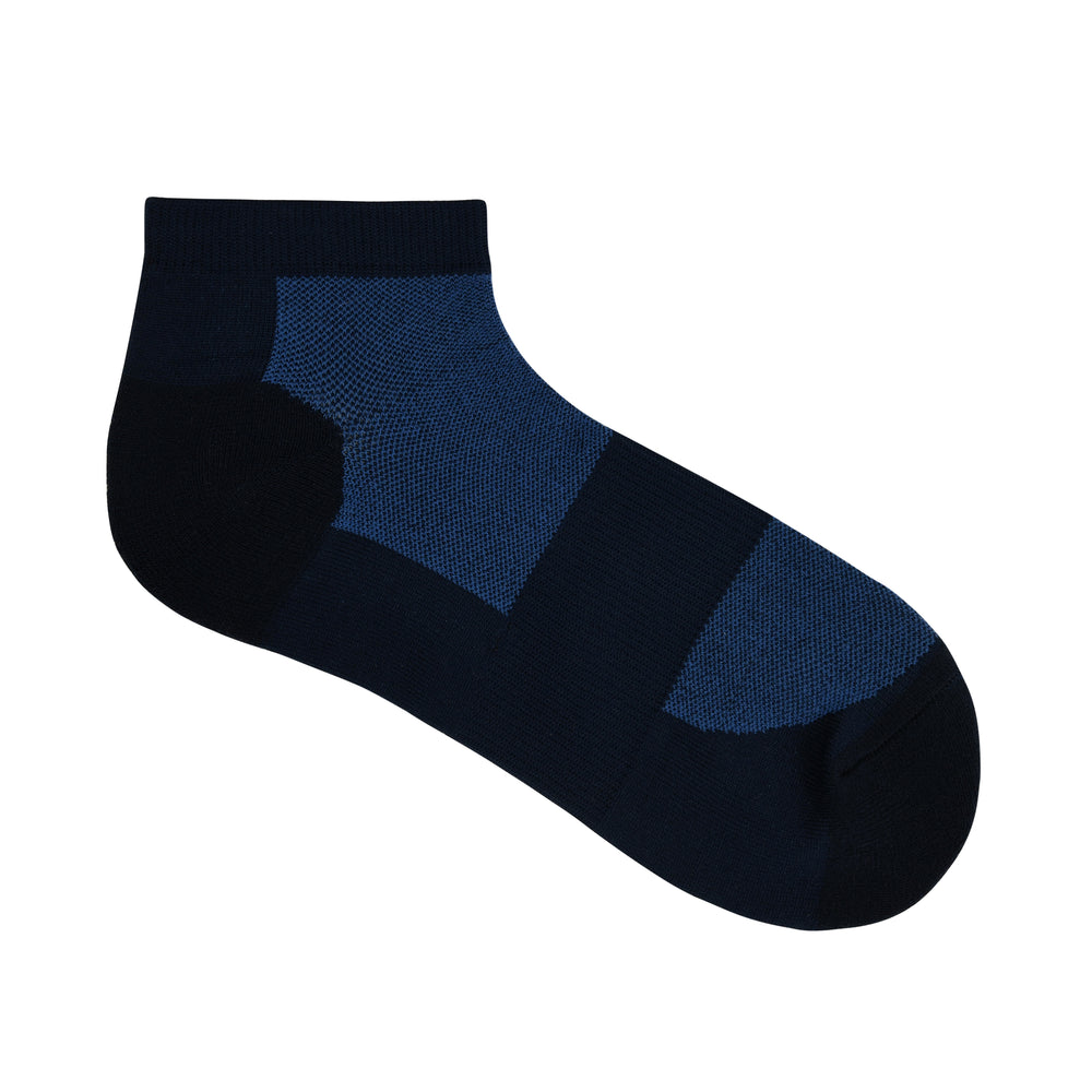 Balenzia Athletic Collection Cushioned High Ankle sports socks for Men with Breathable Mesh Knit (Free Size) (Pack of 3 Pairs/ 1U) (Black, Navy, White).