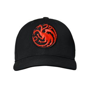 BZ Headwear Game of Thrones  House Targaryen sigil Hip Hop Cap For Men In Black-(Pack of 1/1U)