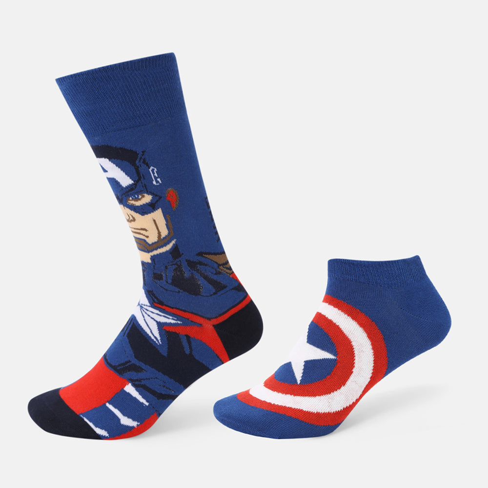 Men’s Marvel Themed Crew & Ankle Socks