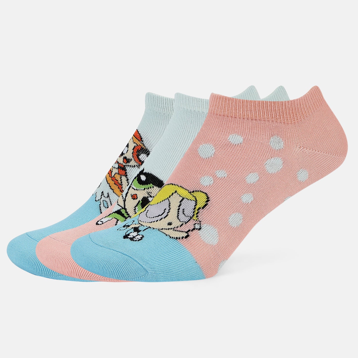 Women’s Powerpuff Girls Themed Ankle Socks