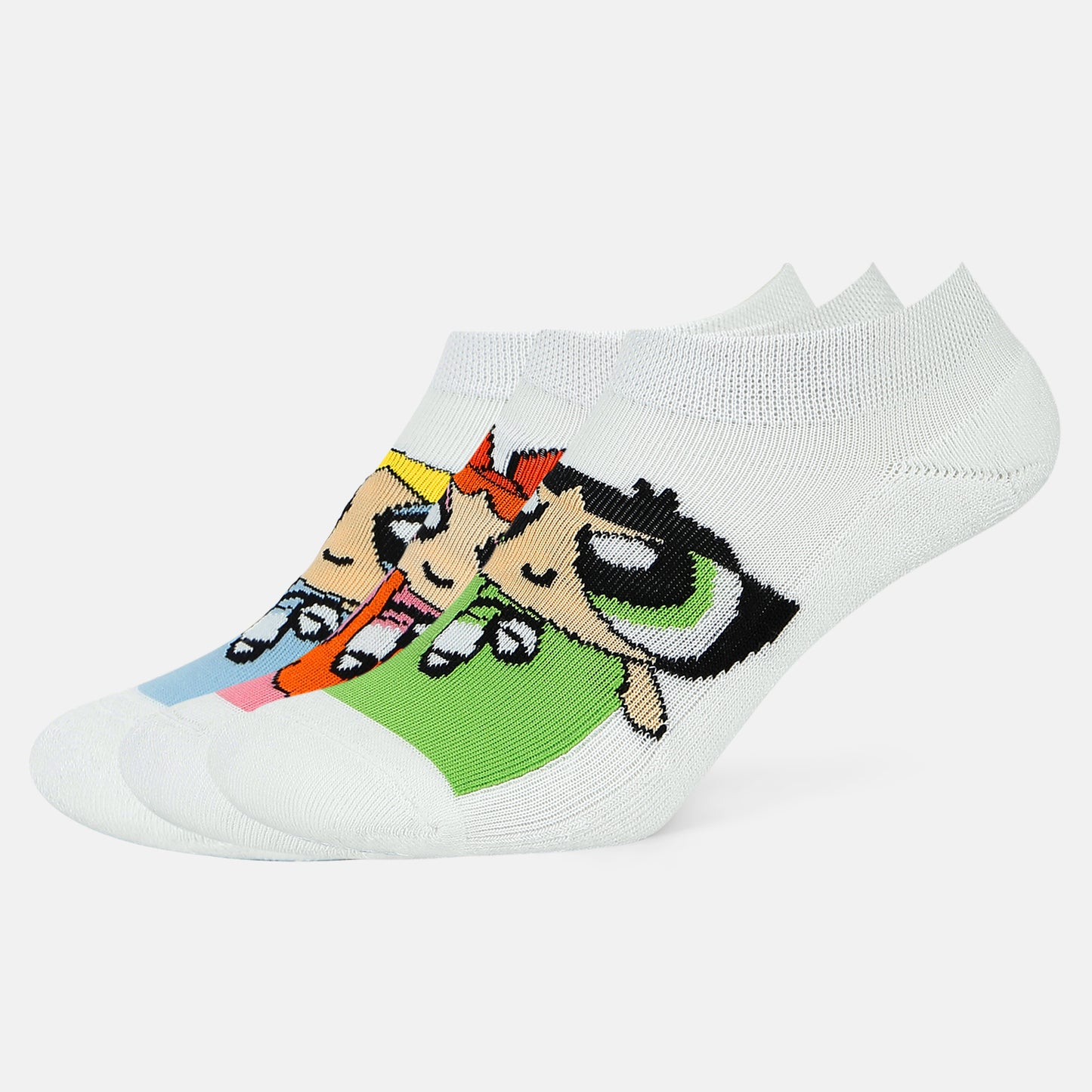 Women’s Powerpuff Girls Themed Ankle Socks