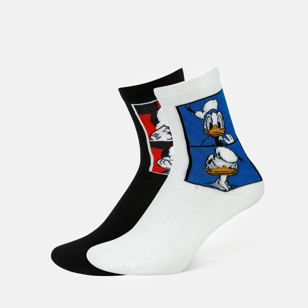 Mickey and Friends High Ankle Socks for Women