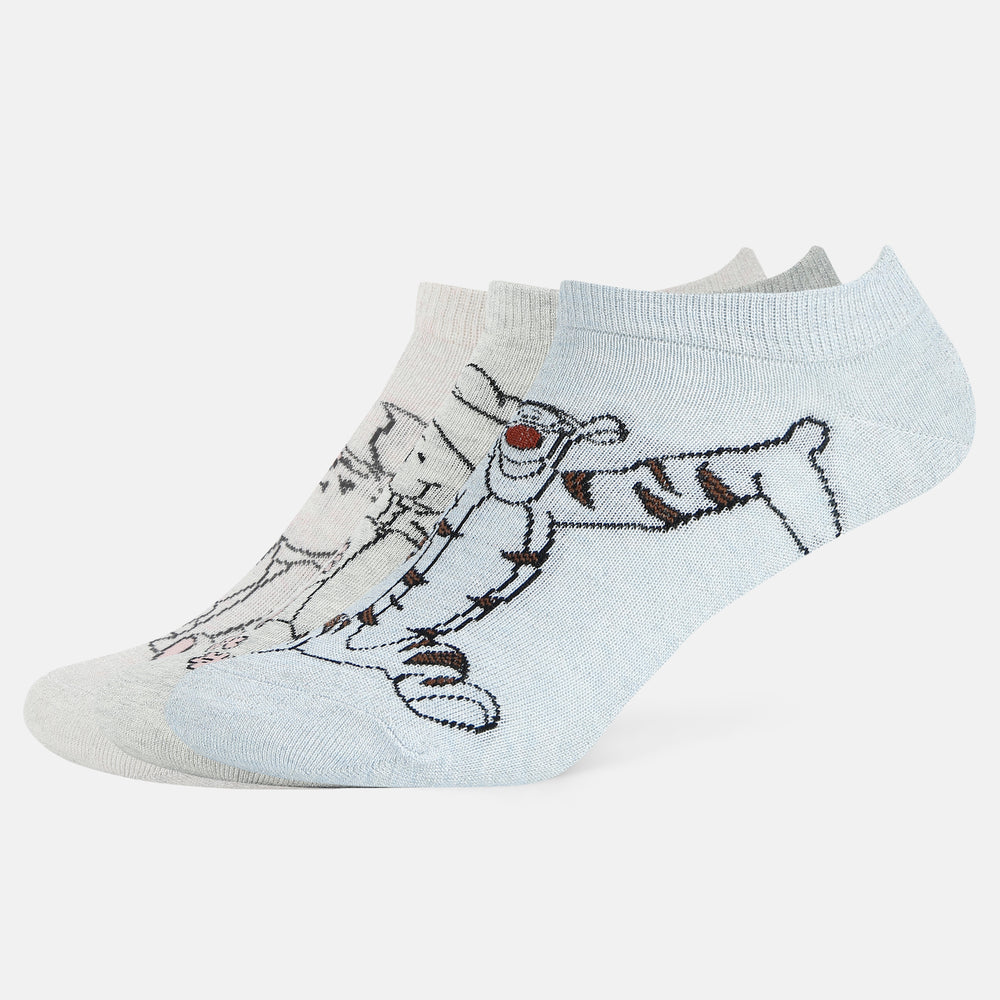 Women’s Winnie The Pooh Themed Lurex Ankle Socks