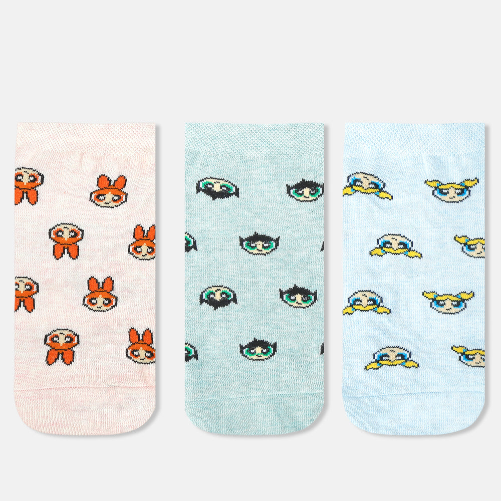 Women’s Powerpuff Girls Themed Ankle Socks