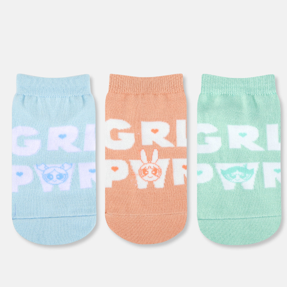 Women’s Powerpuff Girls Themed Ankle Socks