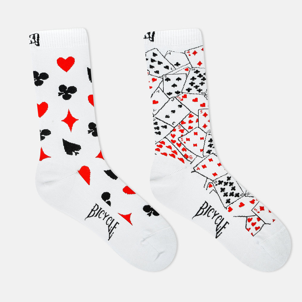 Men’s Poker Themed Crew Socks