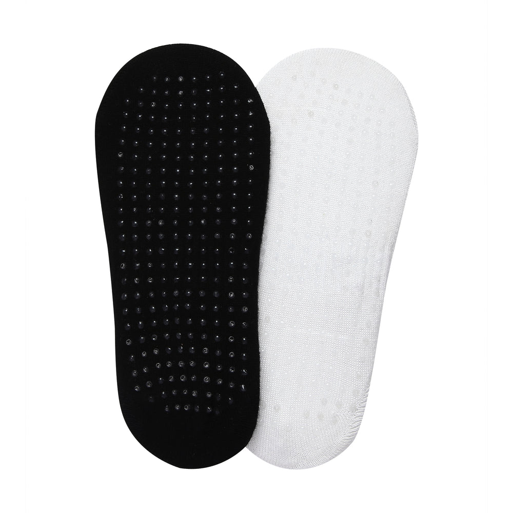 
                      
                        Women's Double Band Studio Socks for yoga & pilates | Black, White | Pack of 2
                      
                    