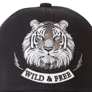 BZ HEADWEAR WWF 6-Panel | Unisex Trucker Caps - Black (Pack of 1/1U)