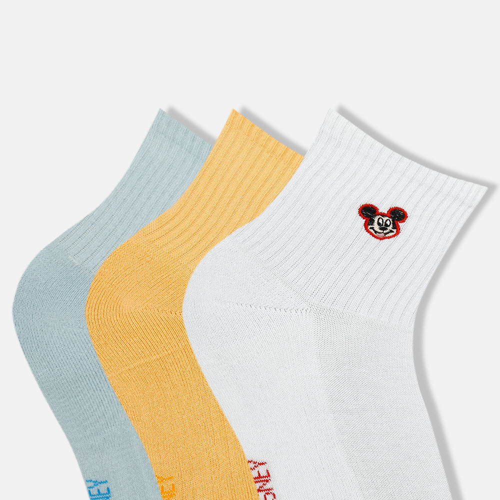 
                      
                        Mickey and Friends Embroidered High Ankle Socks for Women
                      
                    