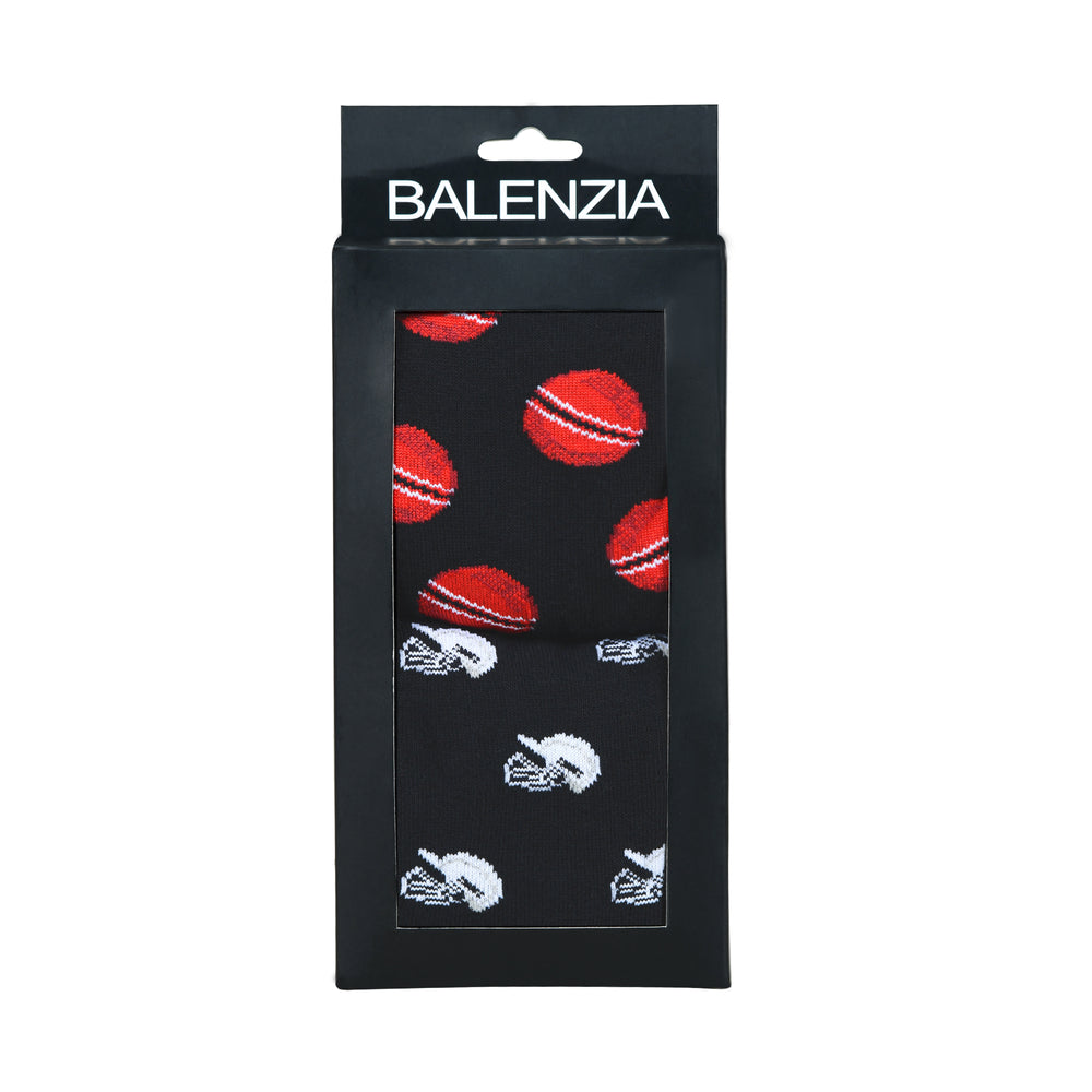 
                      
                        Balenzia Men's Cricket Crew Socks- Black (Pack of 2)
                      
                    