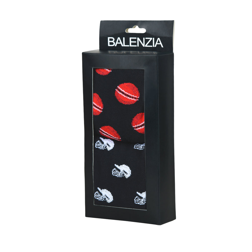 
                      
                        Balenzia Men's Cricket Crew Socks- Black (Pack of 2)
                      
                    