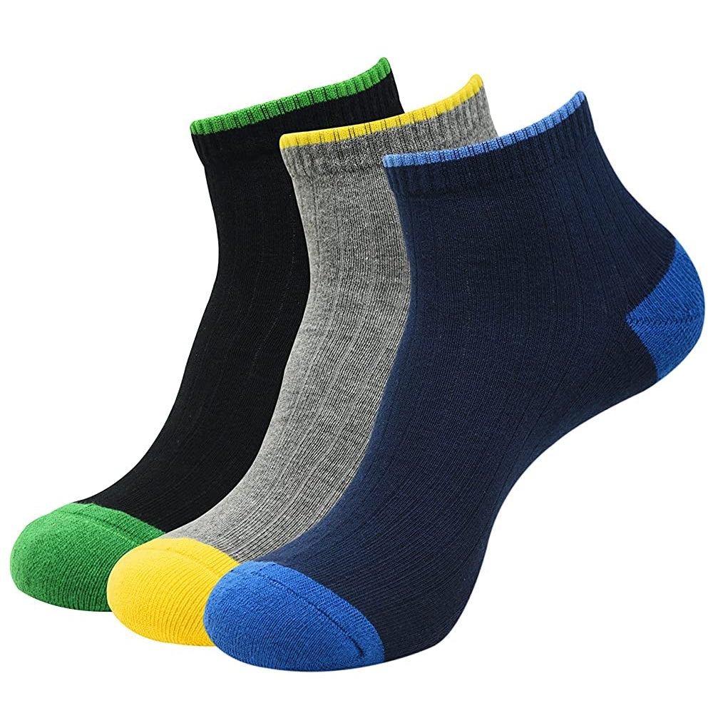 Balenzia Ankle Socks for Men (Pack of 3 Pairs/1U)- Sports Socks