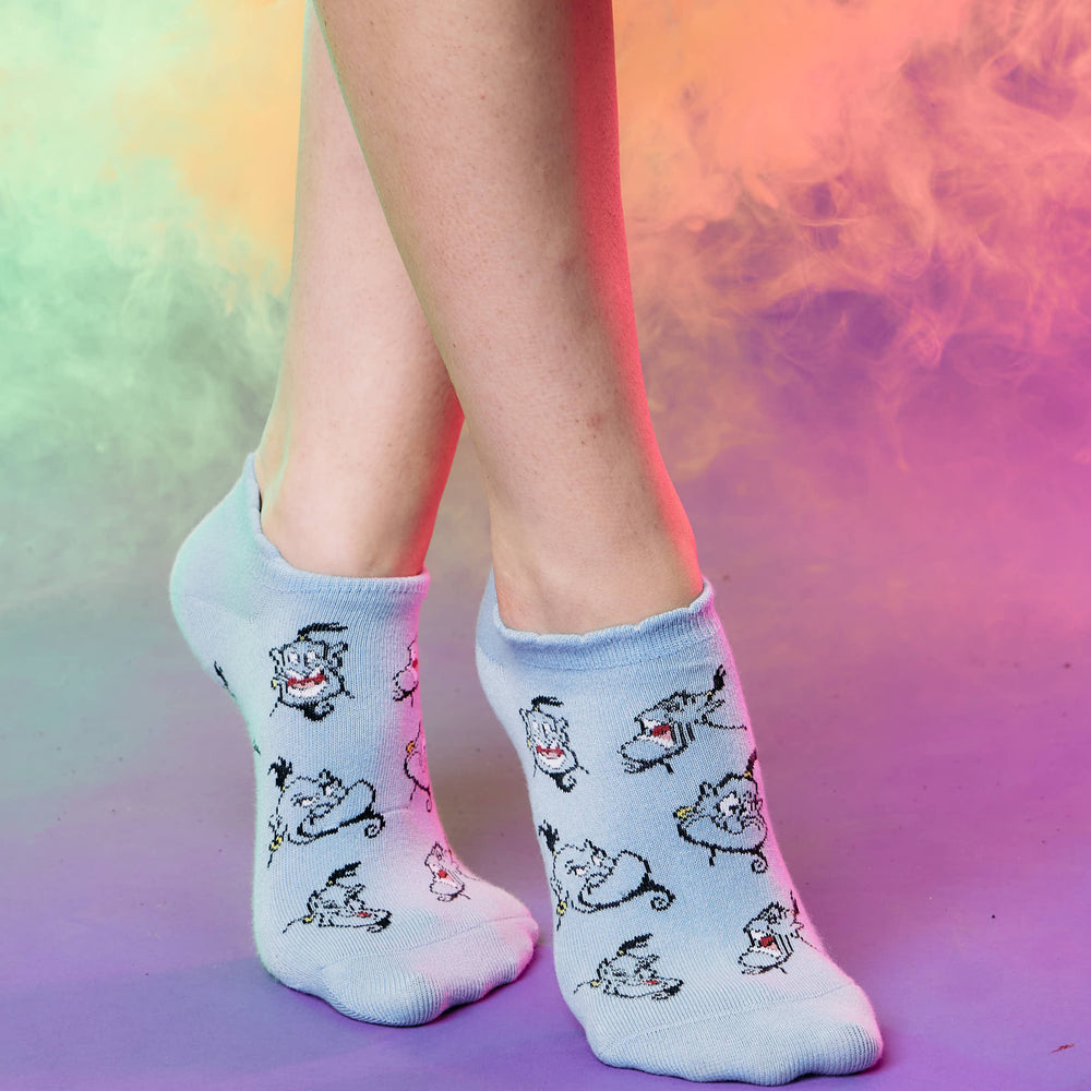 Balenzia X Disney Aladdin Genie  Ankle Socks for Women | Pack of 2