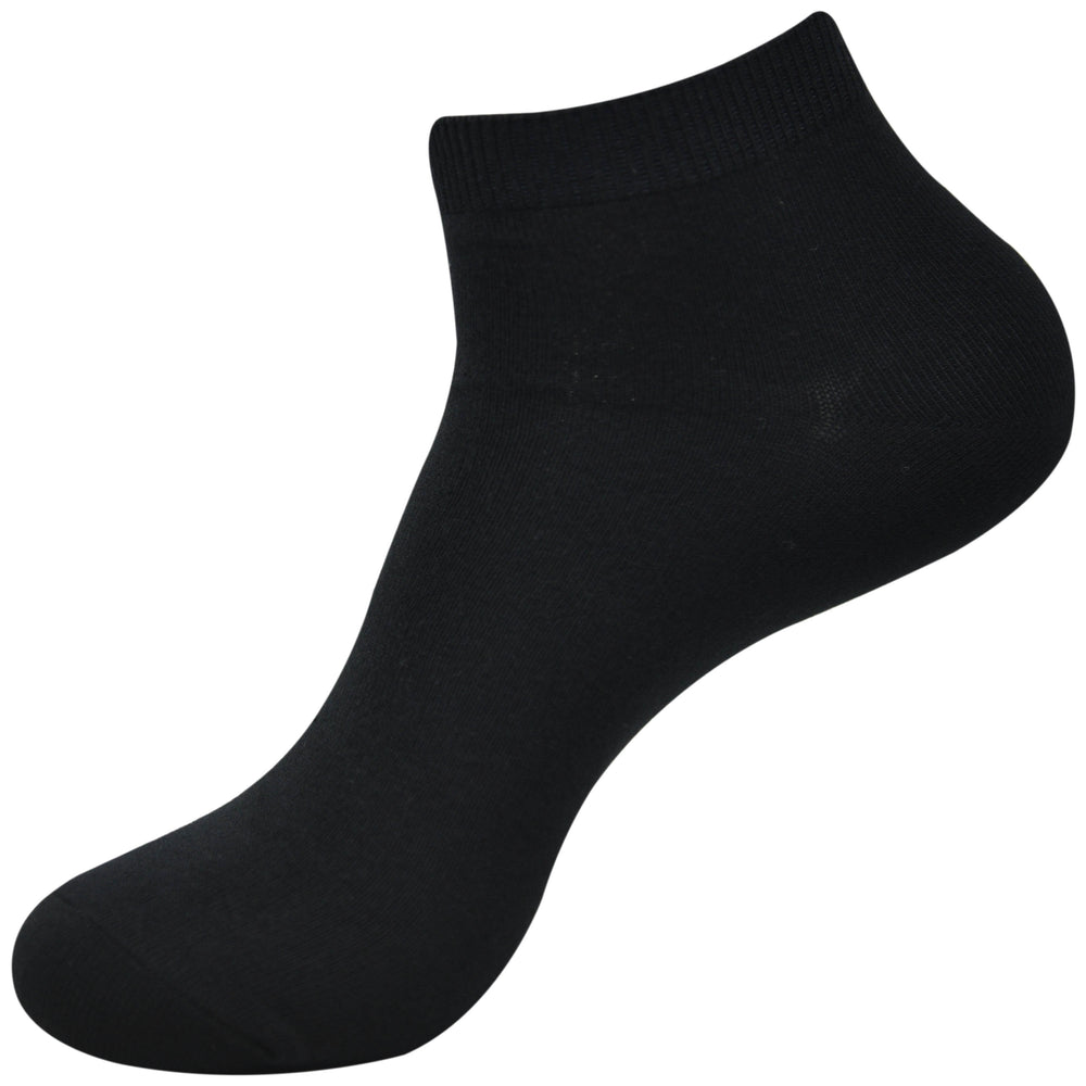 Men's Solid Ankle Socks, Assorted (Pack of 10)