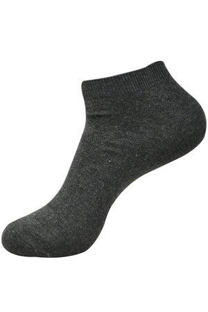 Men's Solid Ankle Socks, Assorted (Pack of 10)