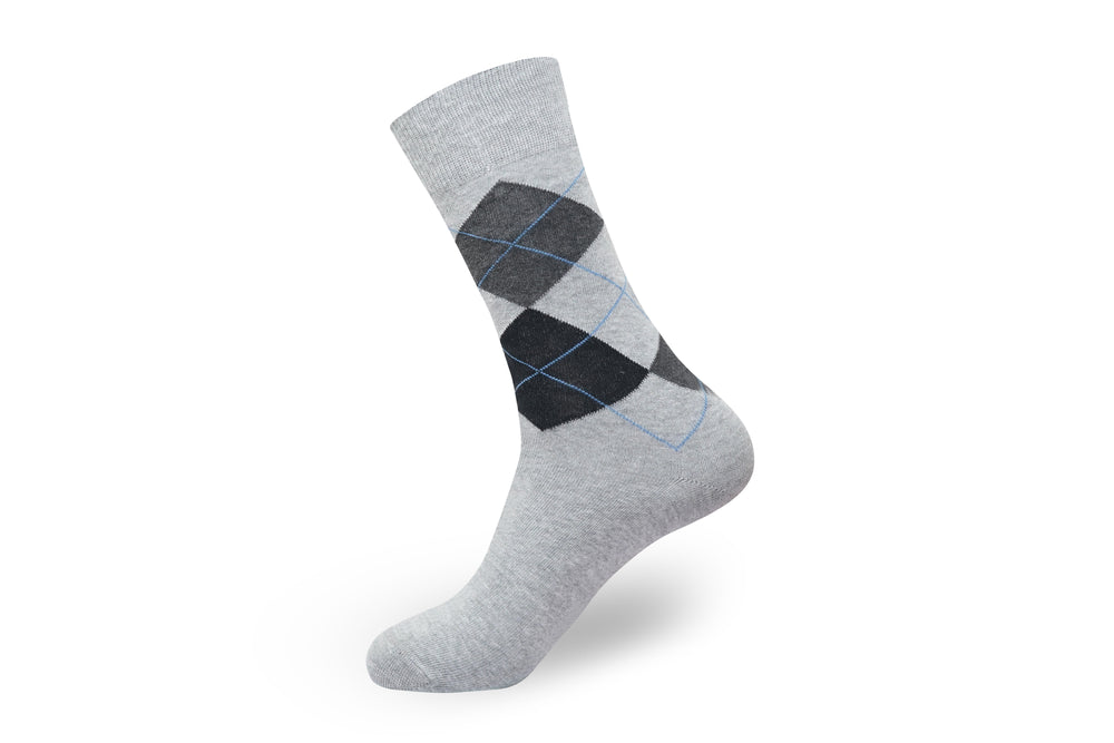 Men's Crew/ Midcalf length socks- Multicolor (6 Pairs)