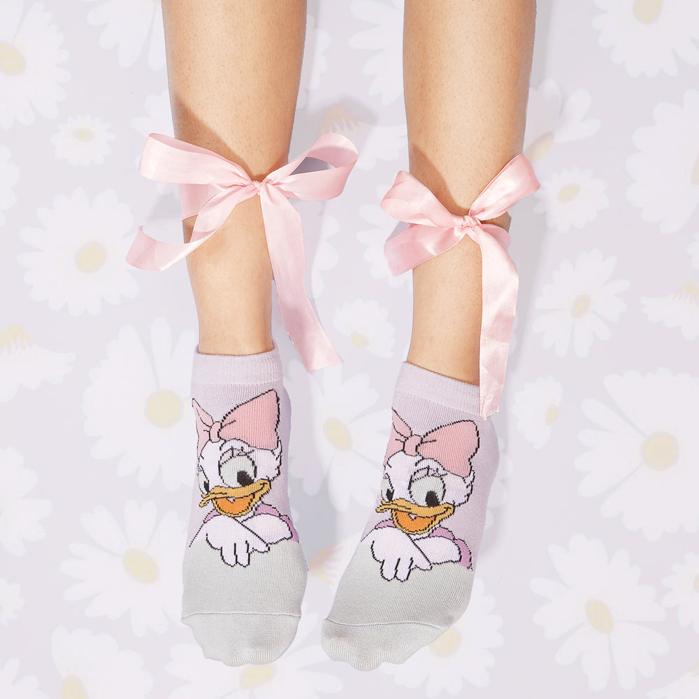 
                      
                        Balenzia x Disney Character Lowcut socks for Women- Donald & Daisy (Pack of 2 Pairs/1U)(Free Size) Blue, Pink
                      
                    