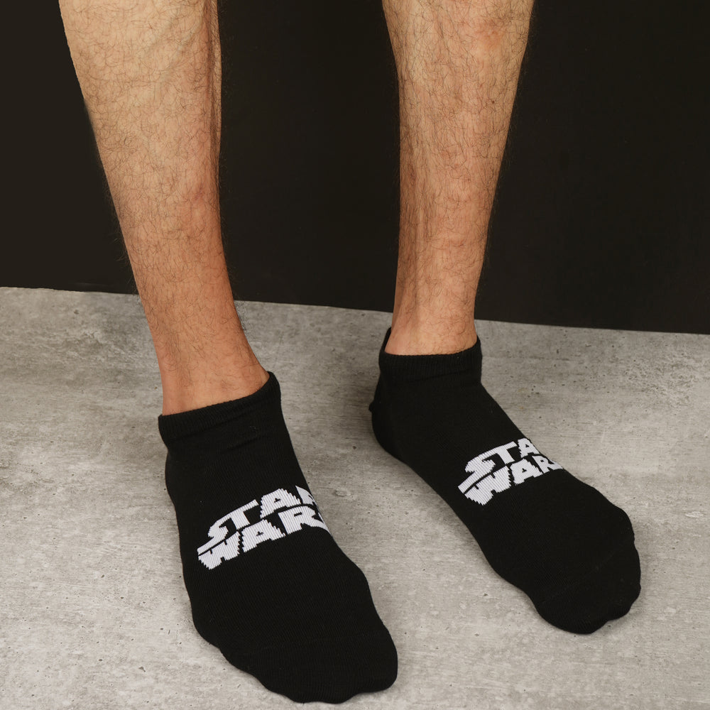 
                      
                        STAR WARS Gift Pack For Men- Star Wars Logo and Darth Vader-Ankle Length Socks (Multicolored) (Pack of 3 Pairs/1U)
                      
                    