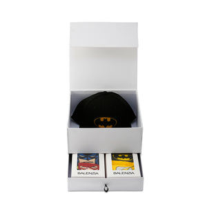 Men's Justice League | Batman Theme Gift Box | Socks and Cap | Officially Licensed