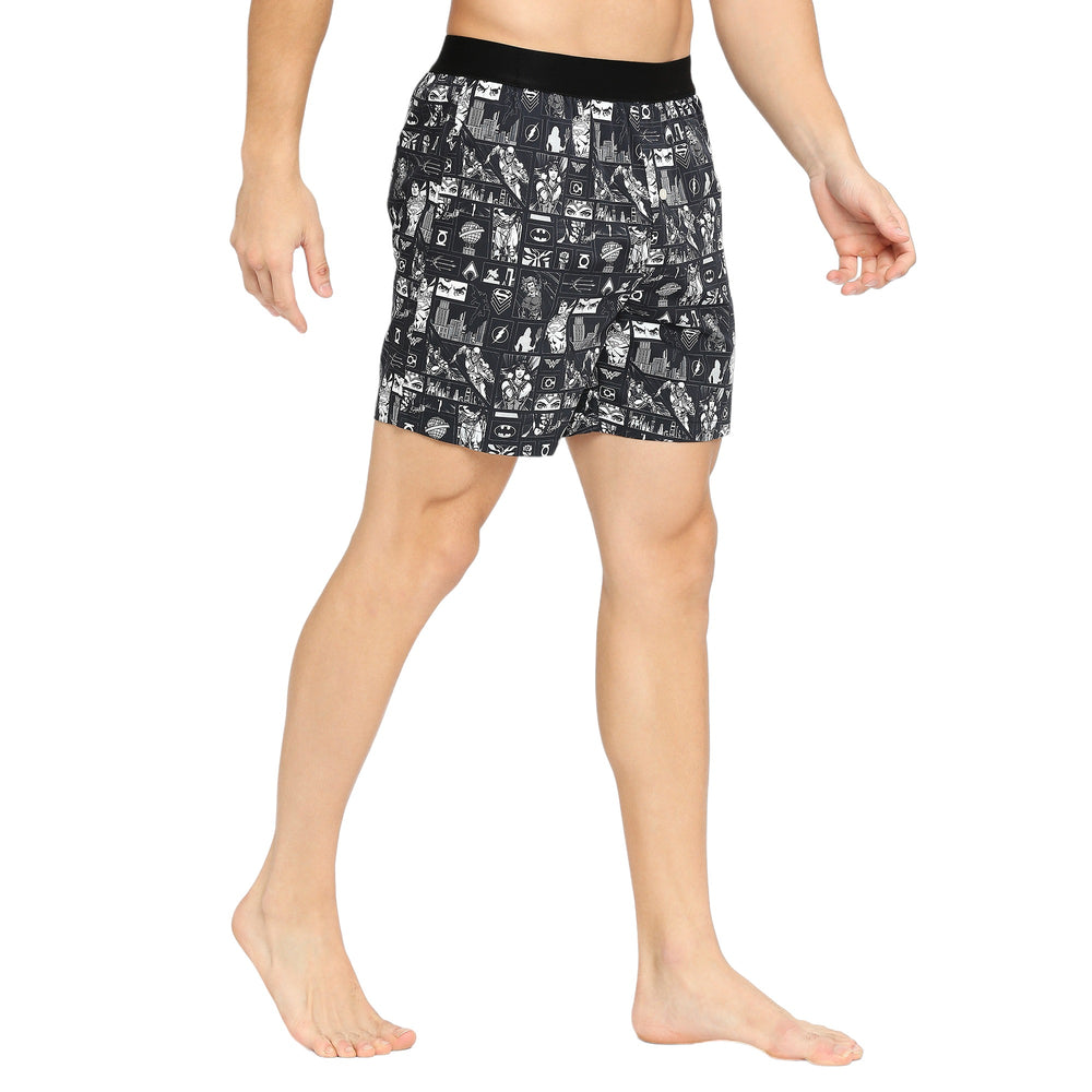 BZ INNERWEAR | Justice League-Men's Boxer | 100% Cotton | Navy Boxer | Pack of 1