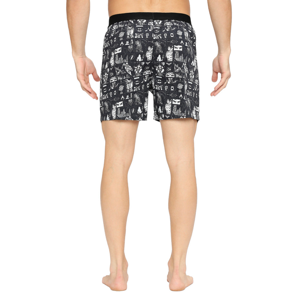 BZ INNERWEAR-Justice League-Men's Boxers Combo | 100% Cotton | Pack of 2