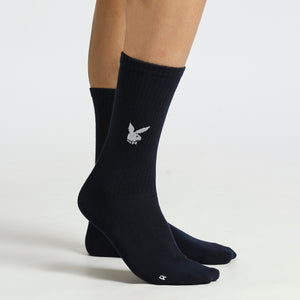 BALENZIA Men's Playboy Solid Crew Socks  |  3-Pack | Free Size