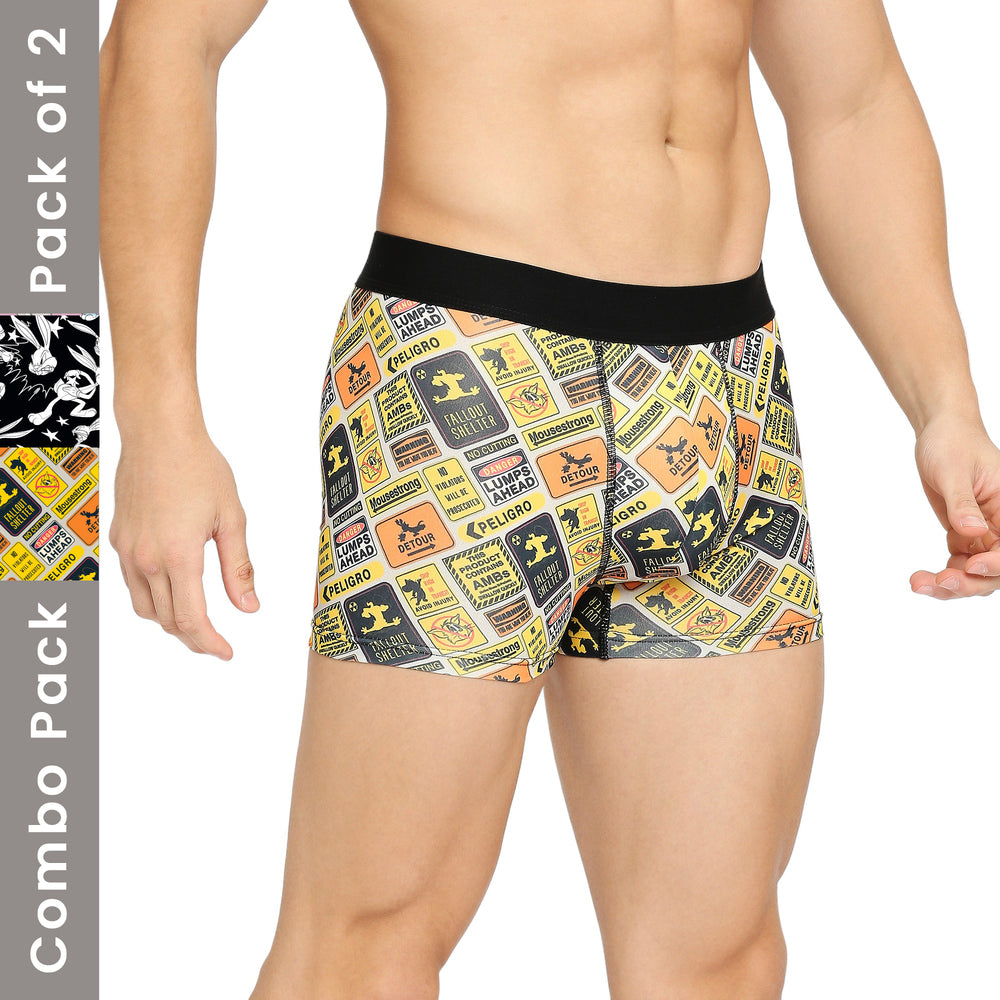BZ INNERWEAR Men's Smundies Combo | Poly Elasthene Jersey Material | Pack of 1| Looney Tunes | Tom and Jerry