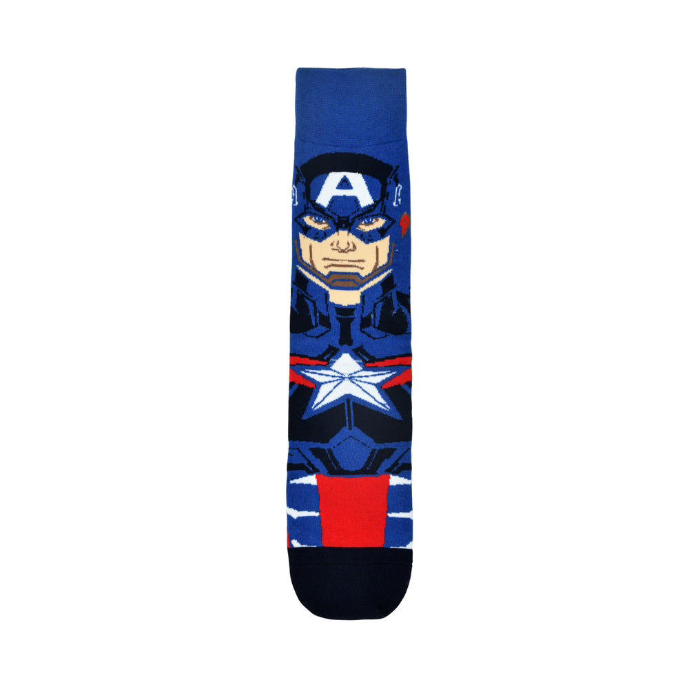 
            
                Load image into Gallery viewer, Balenzia x Marvel Character Crew &amp;amp; Lowcut/Ankle Length Sock for Men- &amp;quot;THE UNSTOPPABLE CAPTAIN AMERICA&amp;quot; Gift Pack (Pack of 2 Pairs/1U)(Free Size) Blue - Balenzia
            
        