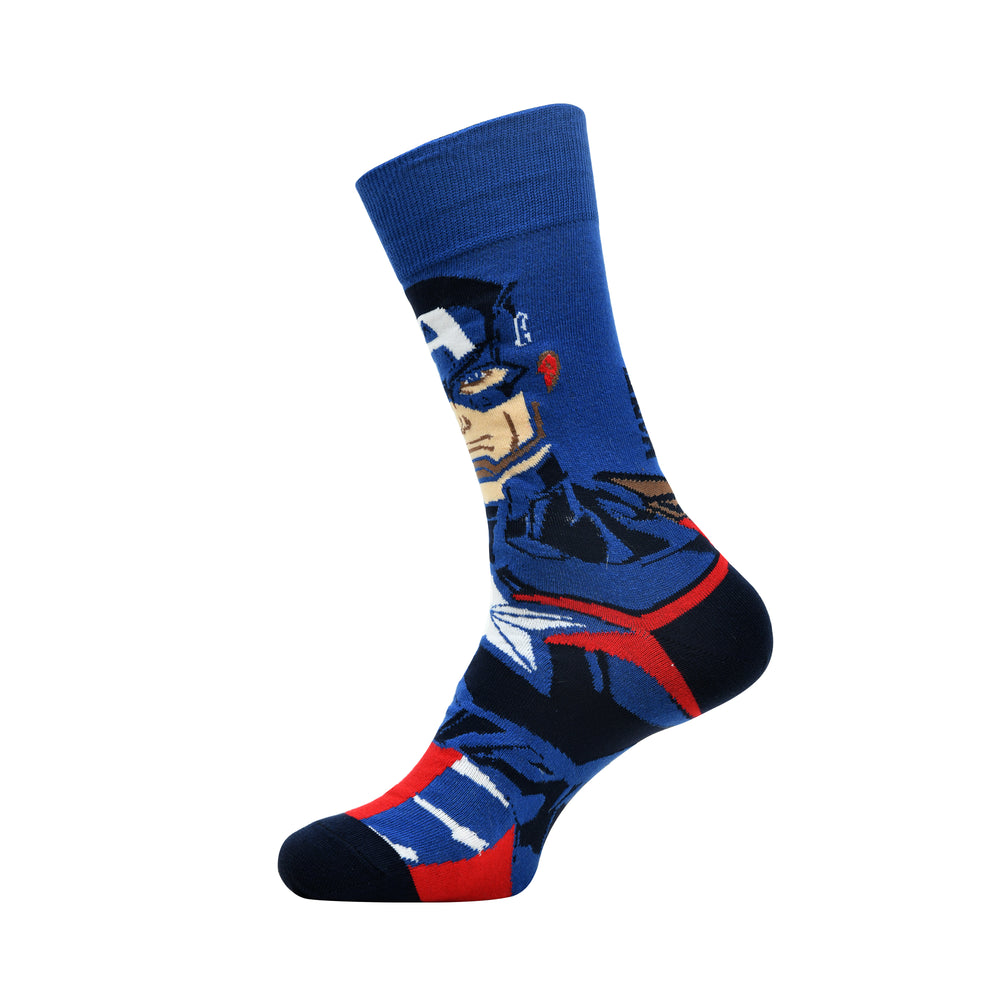 Balenzia X Marvel Iron Man,Captain America & Hulk Logo High Ankle Half