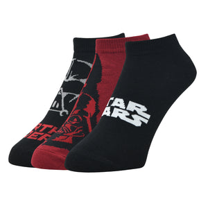 
            
                Load image into Gallery viewer, STAR WARS Gift Pack For Men- Star Wars Logo and Darth Vader-Ankle Length Socks (Multicolored) (Pack of 3 Pairs/1U)
            
        